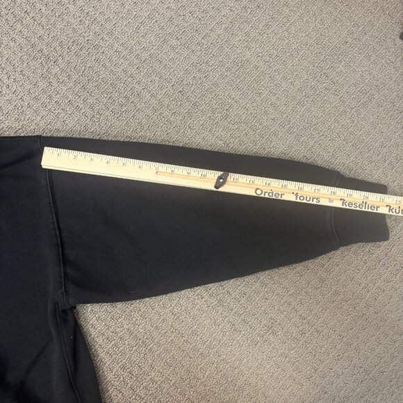 Tna Hoodie Large Boyfriend Fit Sweaterfleece Cotton Blend Distressed Pullover - Picture 5 of 15